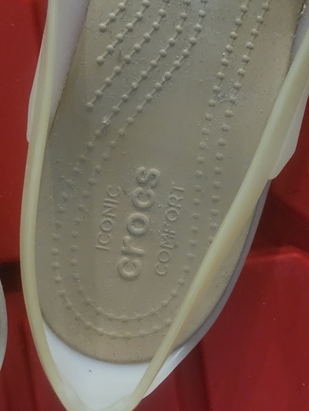 Crocs Women’s Pale Yellow Slingback Flats - Picture 5 of 5